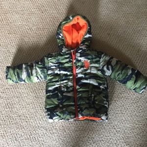 US Polo Association Baby Boy Camo Coat